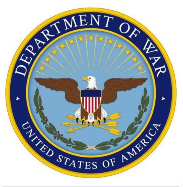 미국 전쟁부 로고. @연합뉴스