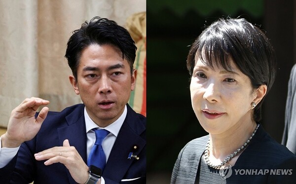 고이즈미(왼쪽)와 다카이치 총리 후보. @연합뉴스