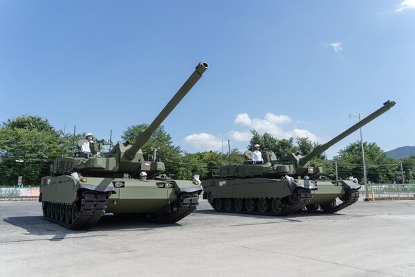 위용 뽐내는 K2. @연합뉴스