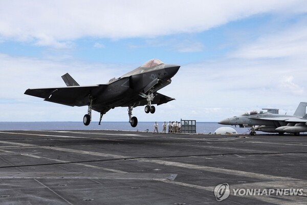 일본이 대규모 도입을 추진 중인 F-35 전투기. @연합뉴스