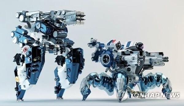 다양한 형태의 킬러 로봇. @연합뉴스