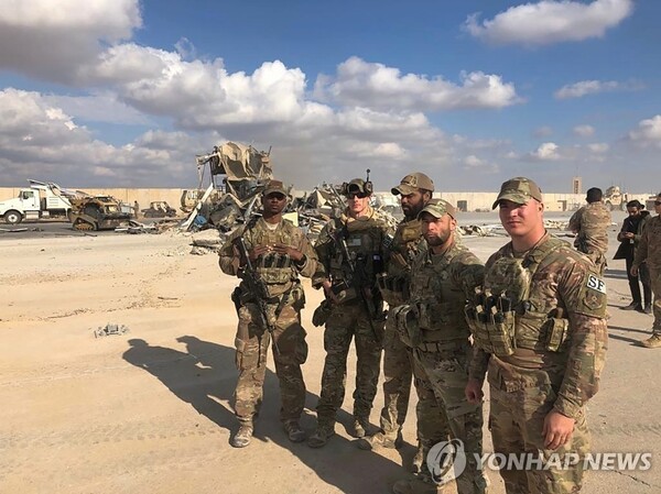 이라크 주둔 미군. @연합뉴스