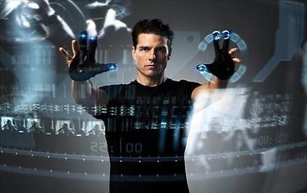 증강현실 기술을 보여주고 있는 영화 마이너리티 리포트. @연합뉴스