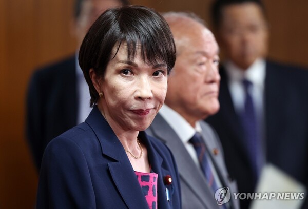 다카이치 사나에 일본 자민당 총재. @연합뉴스