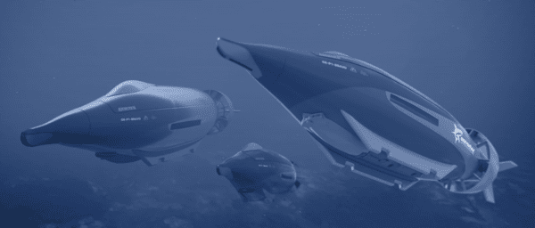 유로아틀라스사의 자율수중차량(AUV) 그레이샤크. @유로아틀라스