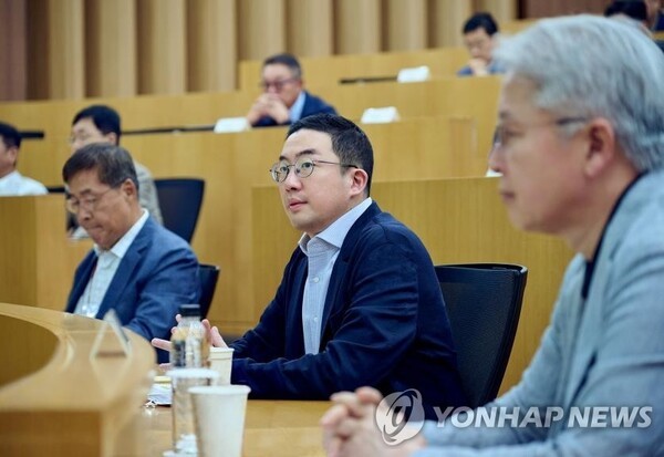 사장단 워크숍에 참석한 LG그룹 구광모 회장. @연합뉴스