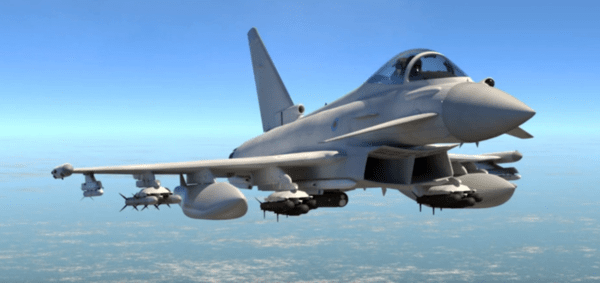 BAE 시스템즈가 컨소시엄을 구성해 생산하는 유로파이터 타이푼. @홈페이지