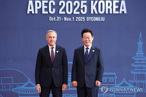 이재명 대통령과 마크 카니 캐나다 총리. @연합뉴스