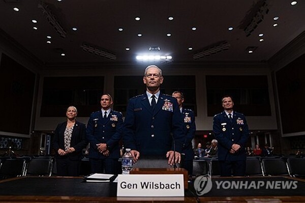윌스바흐 미국 공군참모총장. @연합뉴스