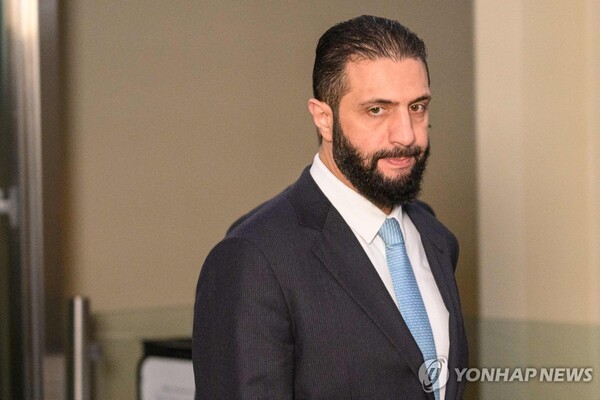 아흐메드 알샤라 시리아 대통령. @연합뉴스